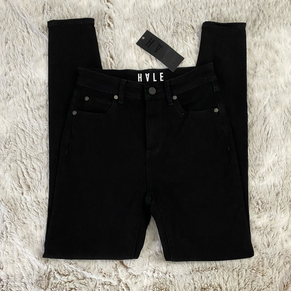 HALE Denim - Women High Rise Black Skinny Jeans | HALE Women Skinny Jeans | Skinny Jeans 25